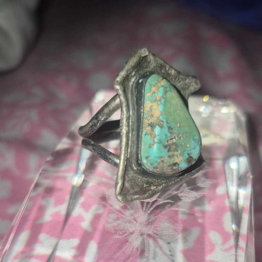 Silver and Turquoise Ring